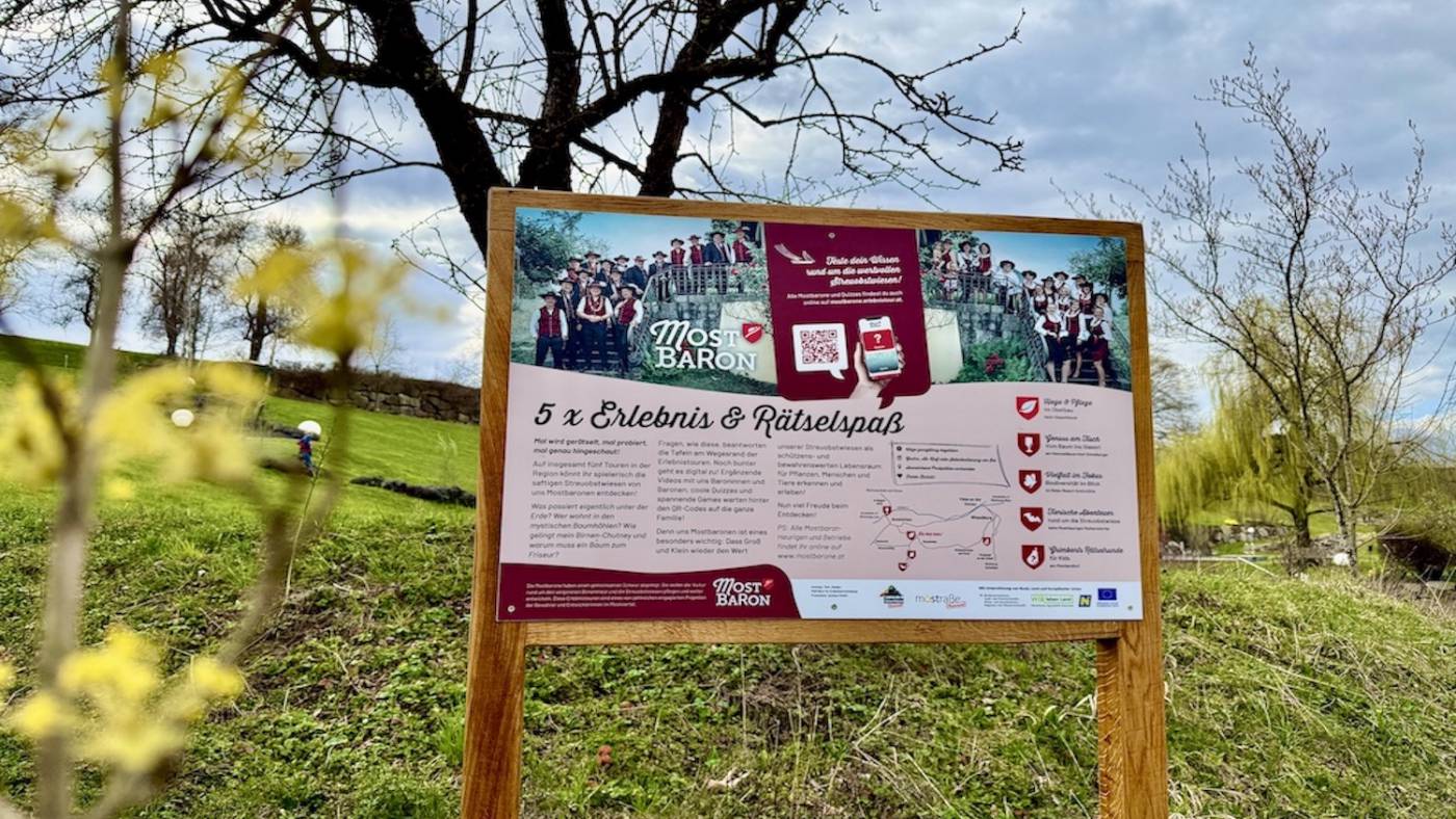 Erlebnistouren der Mostbarone: Rätselspaß auf der Streuobstwiese