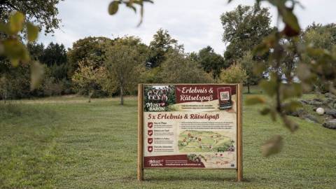 Erlebnistouren der Mostbarone: Rätselspaß auf der Streuobstwiese