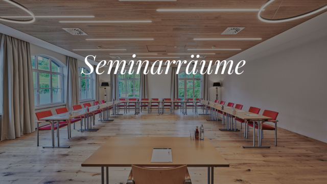 Seminarräume im Seminarhotel
