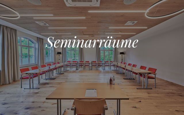 Seminarräume im Seminarhotel