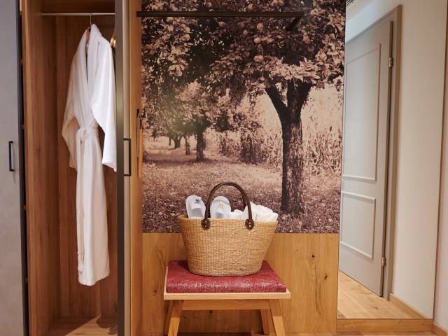 Wellness bag in the room