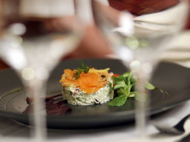 Lachs als Vorspeise