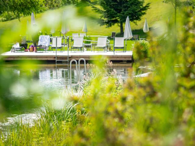 Sun loungers in the RelaxGarden