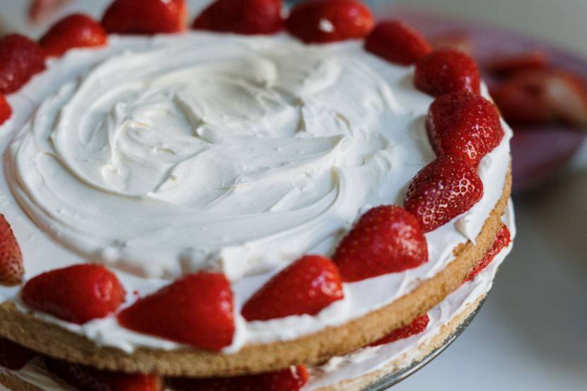 Erdbeertorte