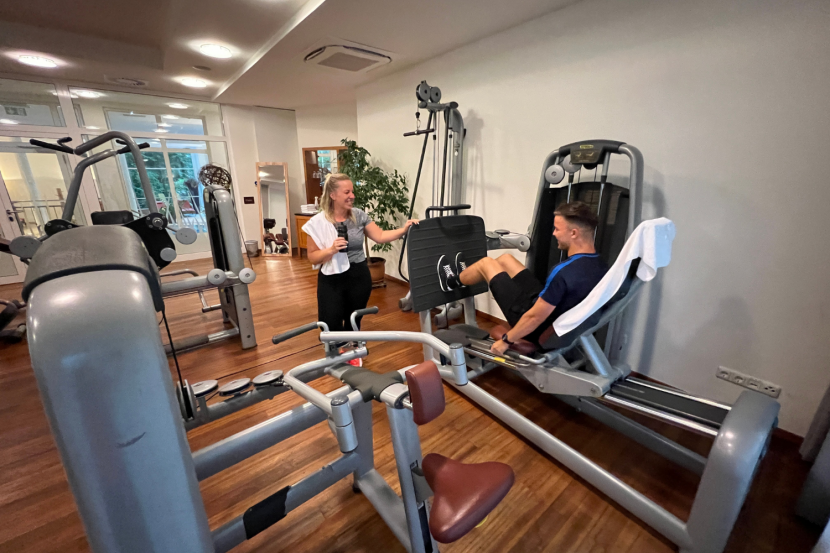 Moderner Fitnessraum