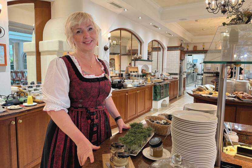 Frühstücksdame Maria