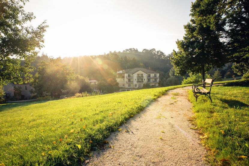 Bank im RelaxGarten Kothmühle