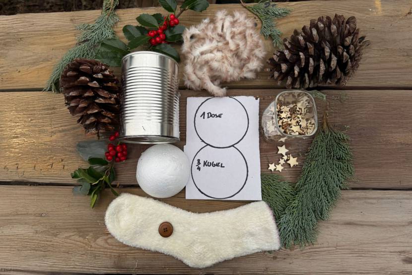 Gutschein verpacken - Anleitung Weihnachtsstiefel