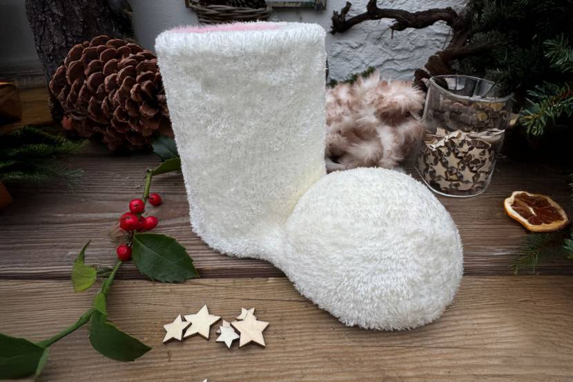 Gutschein verpacken - Anleitung Weihnachtsstiefel