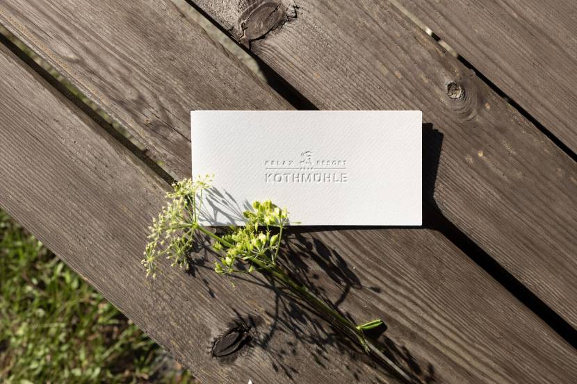 Blumen und ein Gutschein