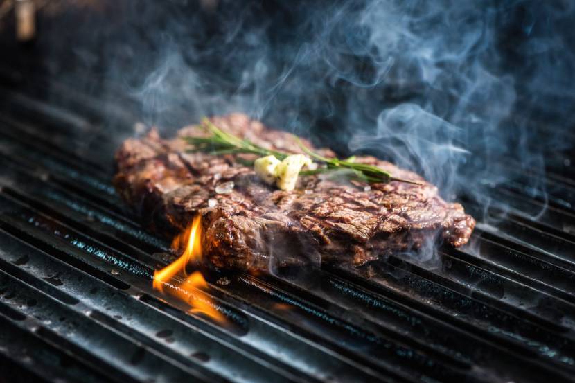 Steak am Griller