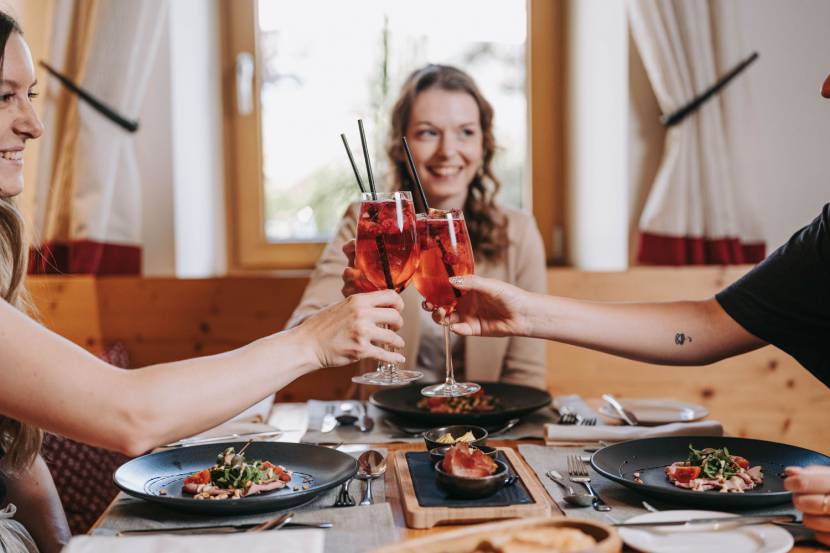 Abendessen mit Freundinnen