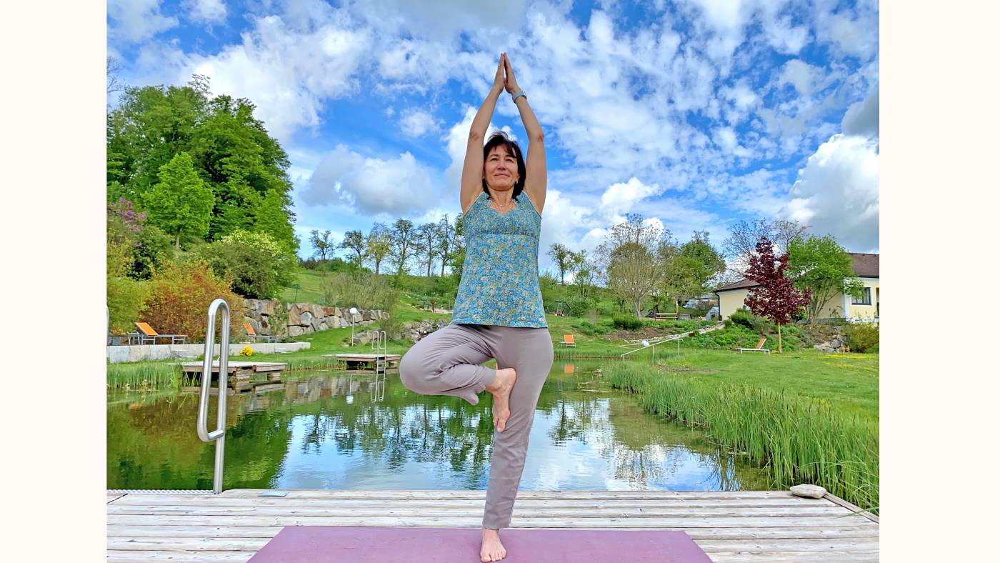 Yoga im Garten