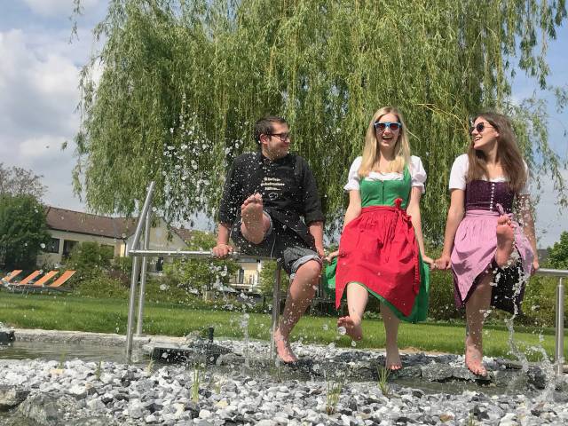 Kneipp water-treading basin