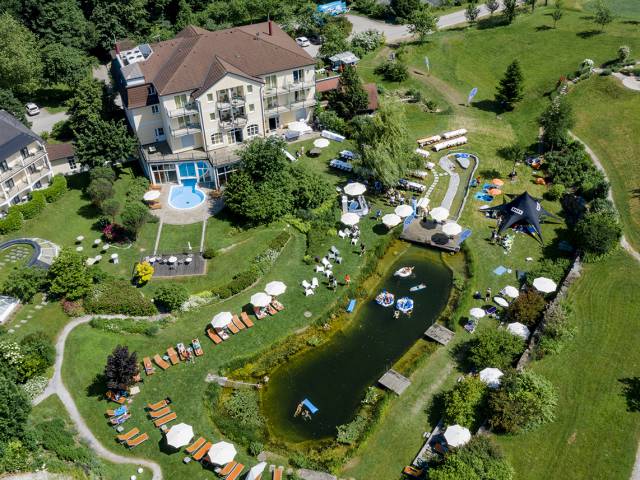 Drohnenaufnahme vom Seminarhotel Kothmühle