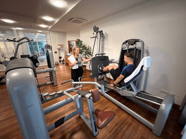 Fitnessbereich im RelaxResort Kothmühle