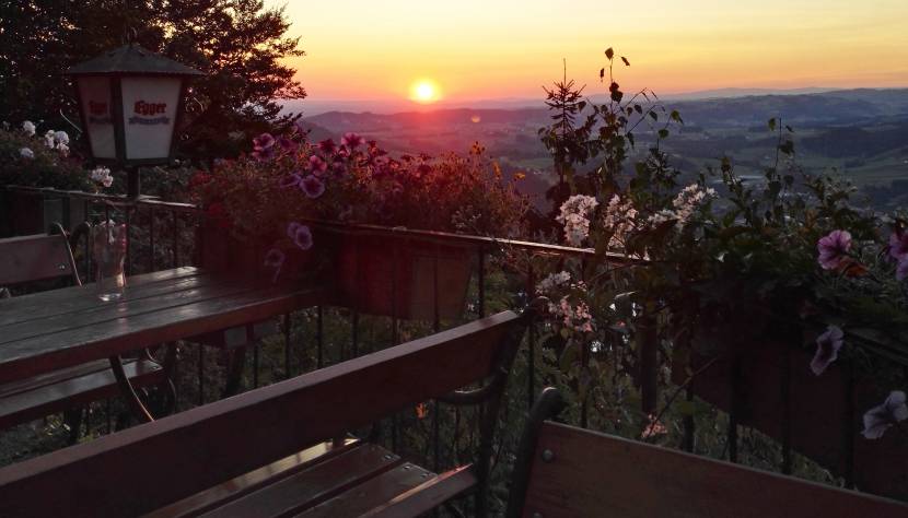 Sonnenuntergang am Brandstetterkogel