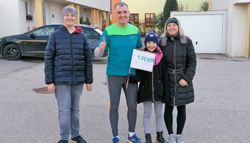 Dietmar hat tatsächlich seine Hausstrecke und die 1000 km Abschluss in Rekordzeit geschafft