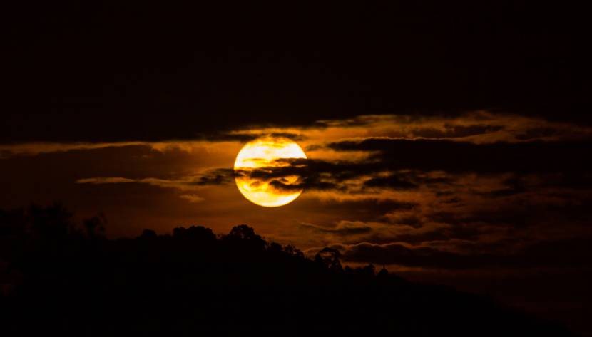 Vollmond Nacht im Mostviertel