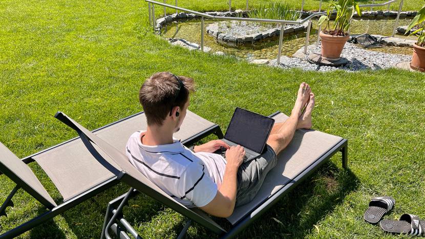 Arbeiten in unserem Relax Garten