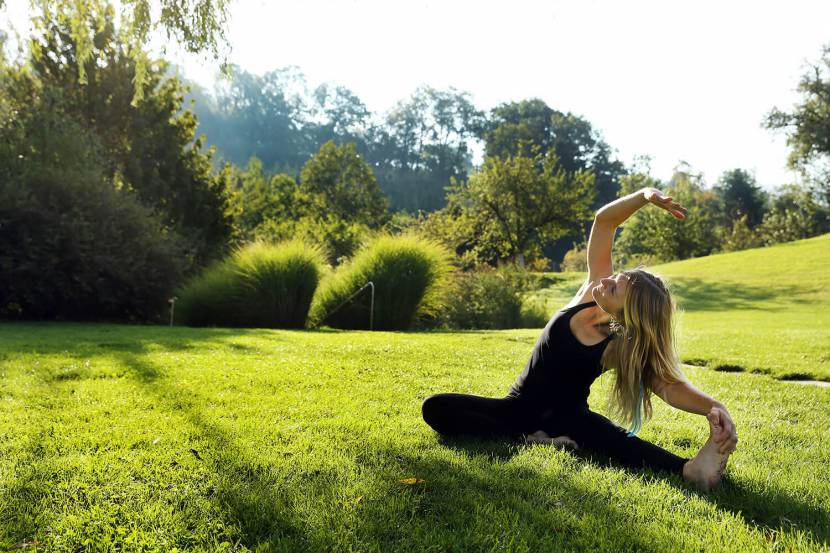 Yoga im Herbst