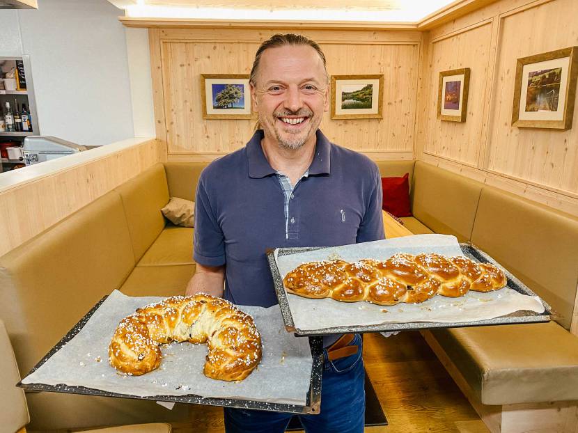 Allerheiligenstriezel fertig gebacken