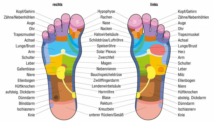 Das Geheimnis unserer Fußreflexzonen