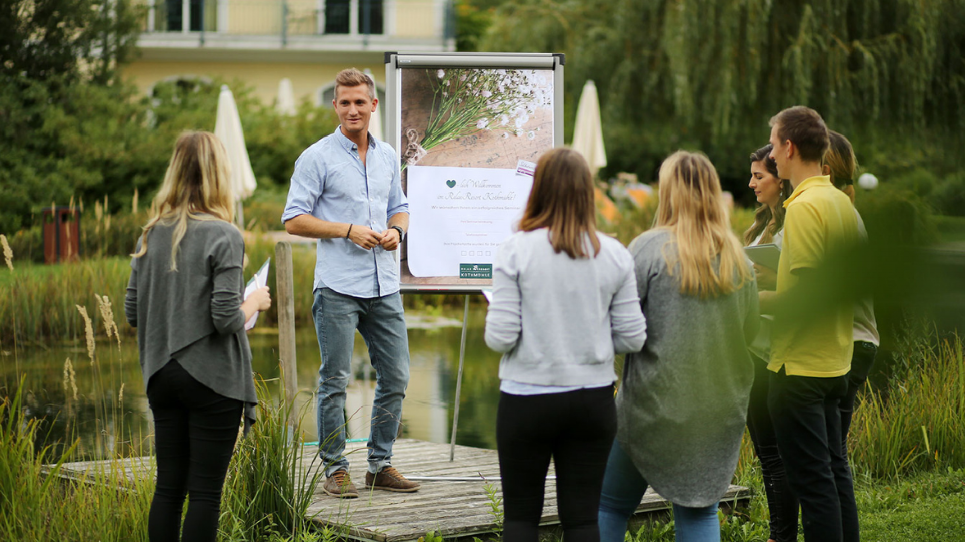 Green Meeting im Relaxgarten der Kothmühle