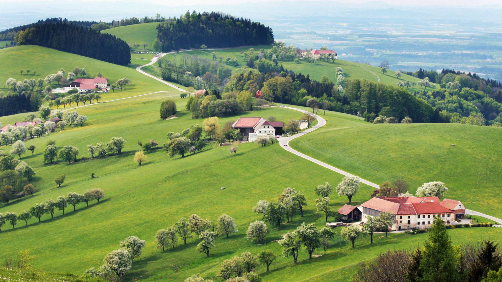 Die Landschaft im Mostviertel