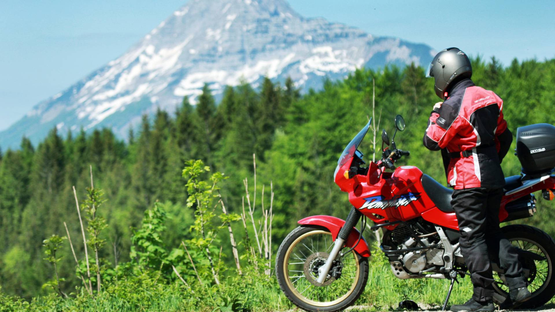 Motorrad fahren in der Region