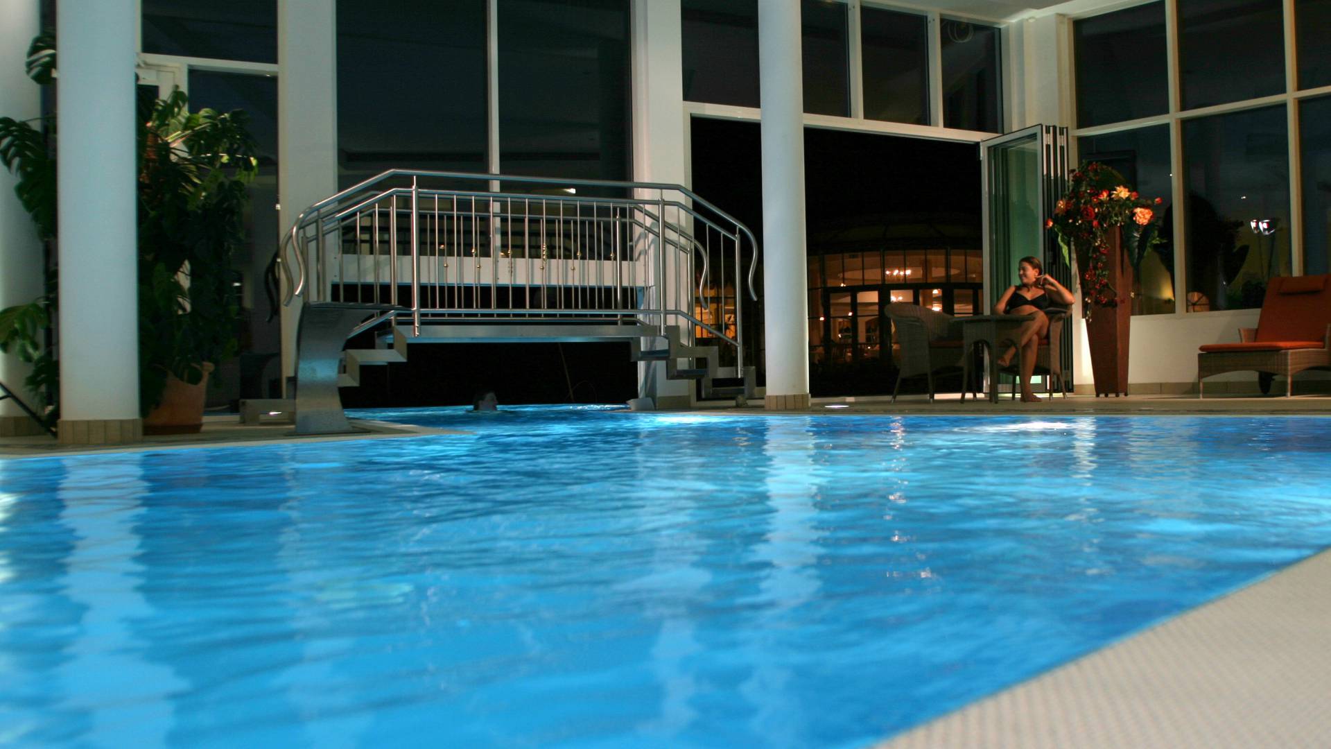 Indoorpool im Wellnesshotel in Niederösterreich