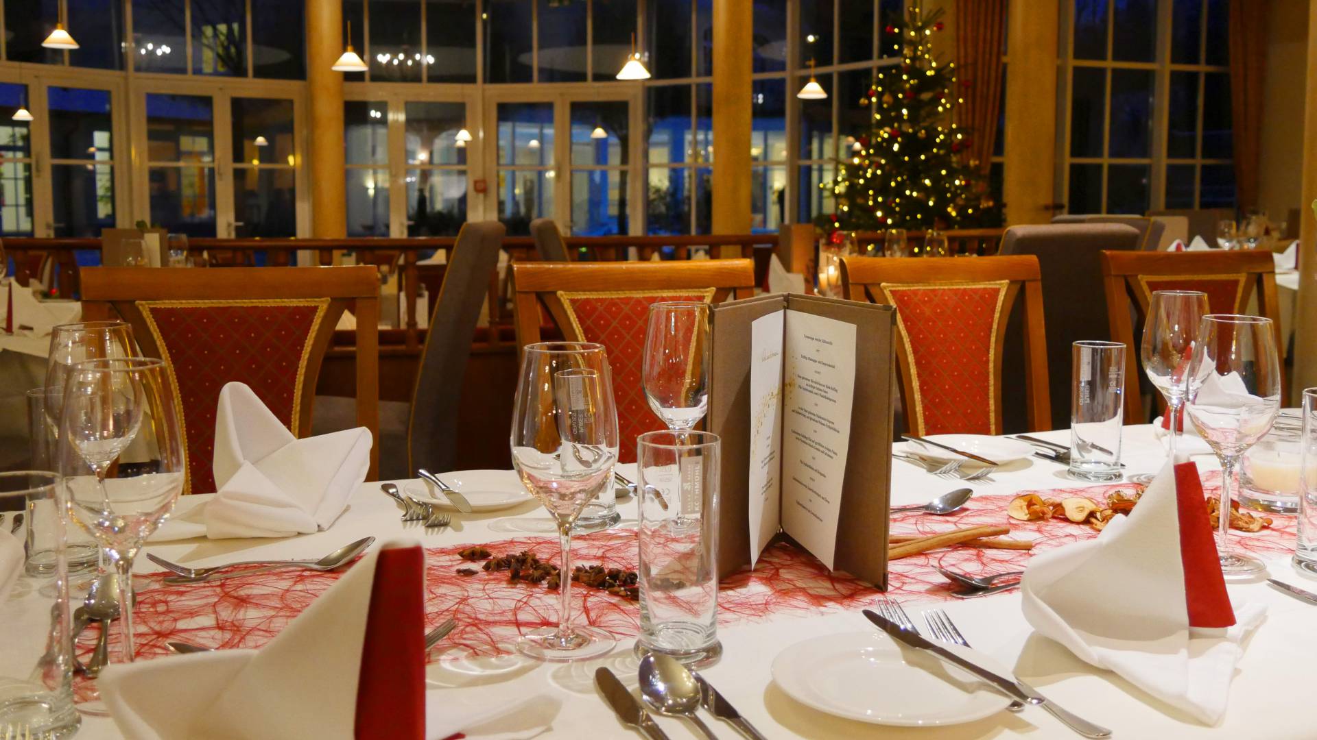 Weihnachtsfeier im Restaurant bei Amstetten